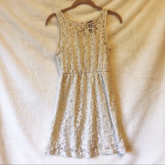 Fun & Flirt White Laced Dress - Picture 1 of 7